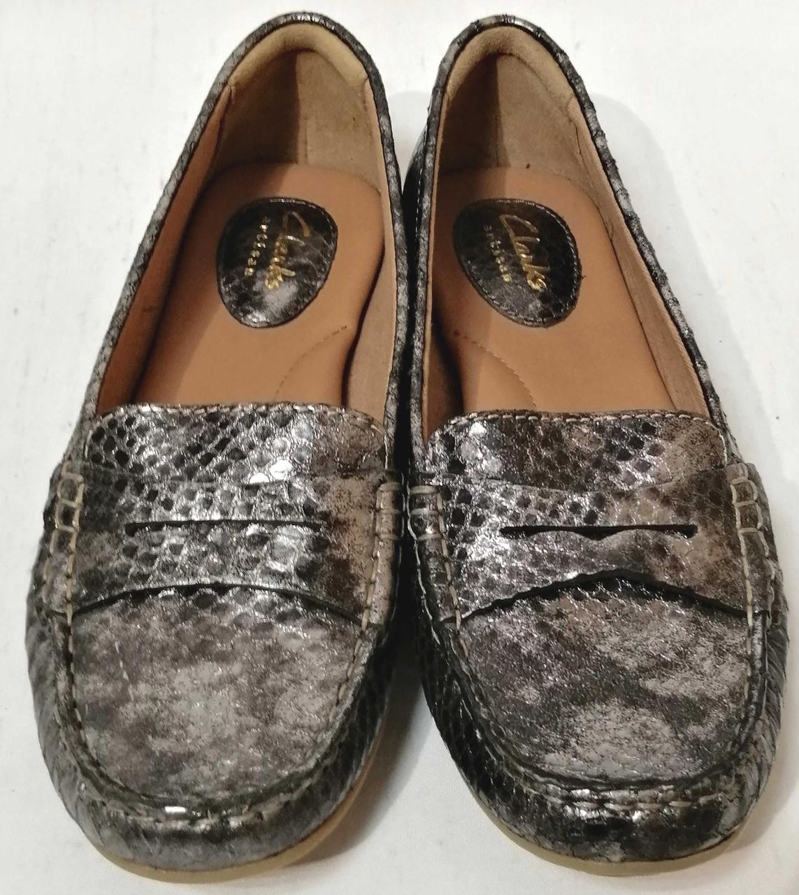 Clarks Python Pattern Glitter Loafers Doraville N… - image 5