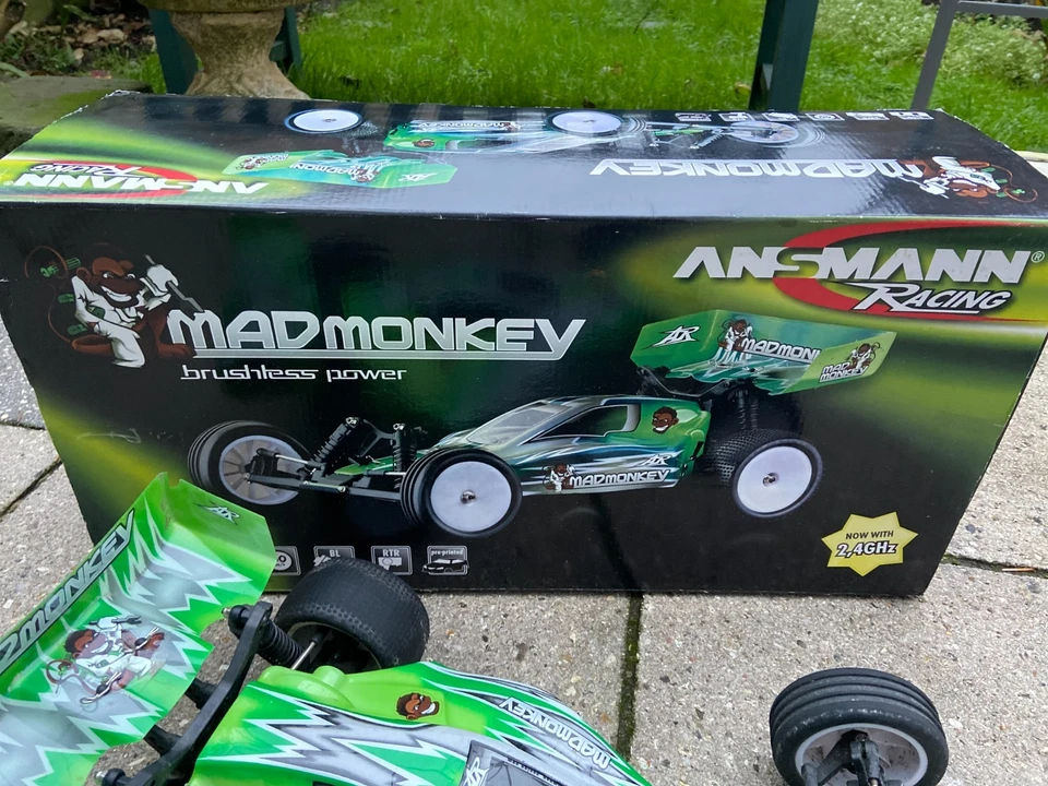 RARE Ansmann Racing Mad Monkey RC Buggy. SPARES OR REPAIRS! PLEASE READ FULL AD - Image 2 of 4