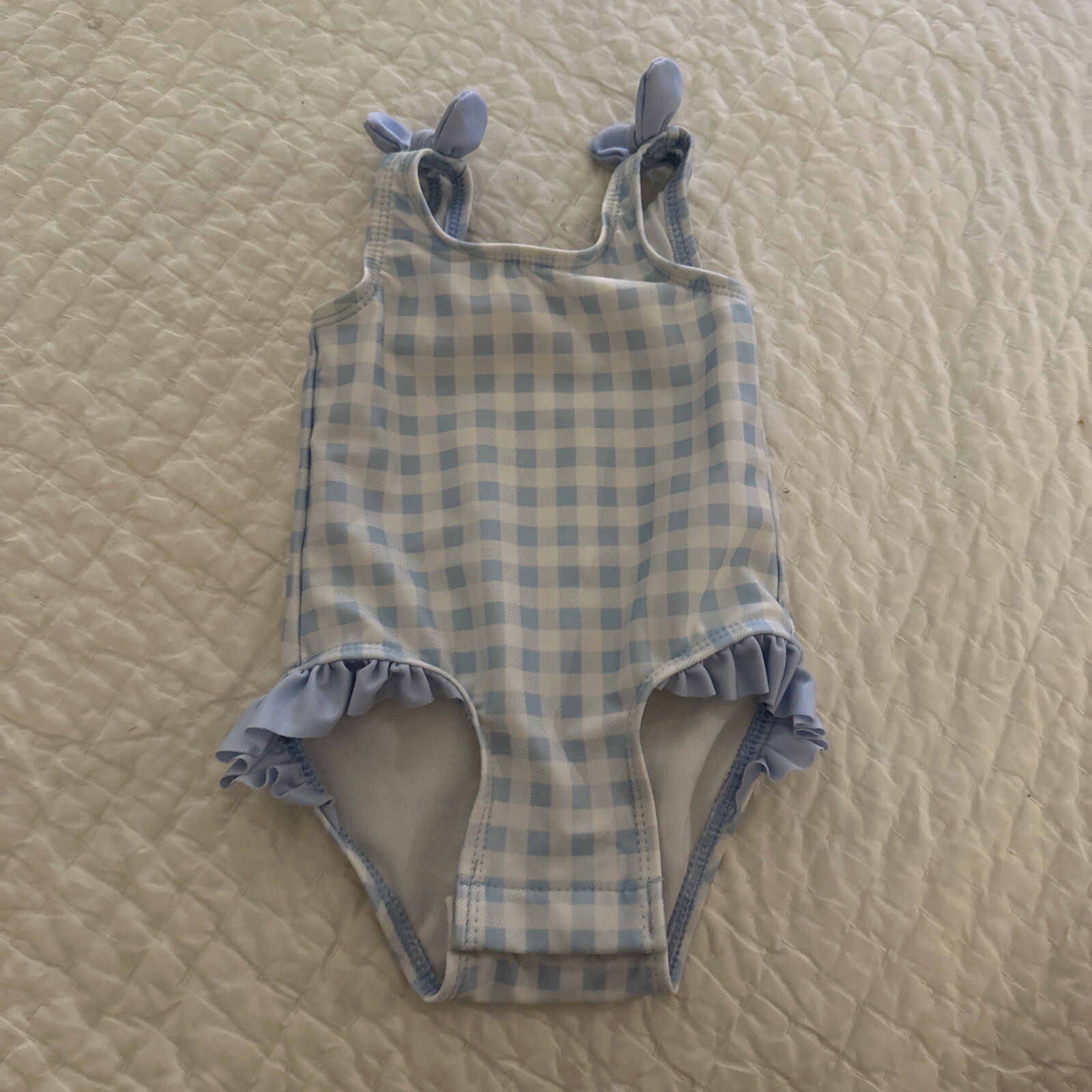 Cat And Jack Baby Girl Baby Blue Swimsuit Size 03 Months eBay