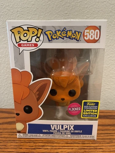 Funko Pop! Vinyl: Pokémon - Vulpix (Flocked) - GameStop (GS) (Exclusive) #580