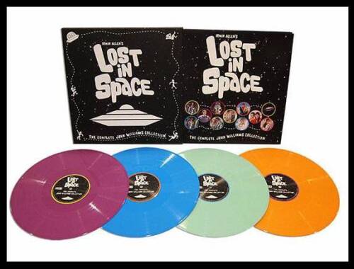 LOST IN SPACE Complete John Williams Collection 4xLP Irwin Allen BOX SET colored - Picture 1 of 1