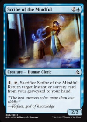 Scribe of the Mindful Light Play, English Magic the Gathering MTG Amonkhet