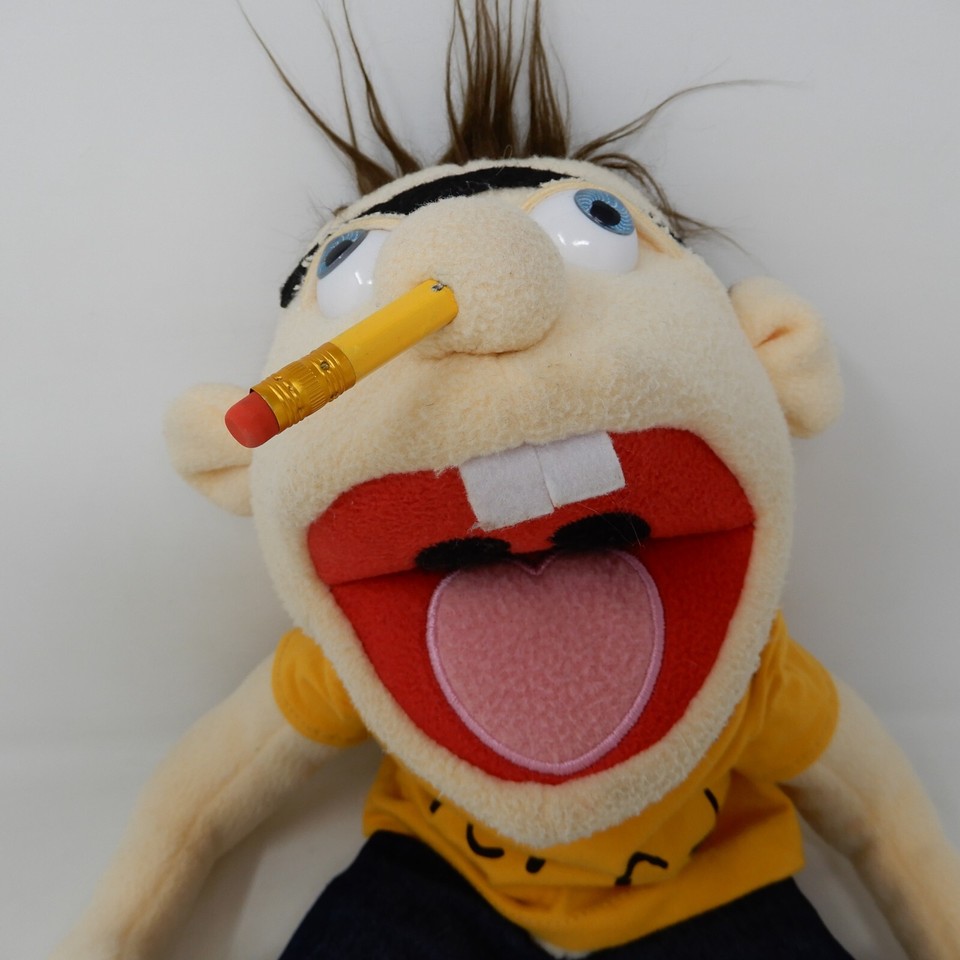 Jeffy Hand Puppet Toy 53 cm Yellow Shirt Made by Juniper eBay