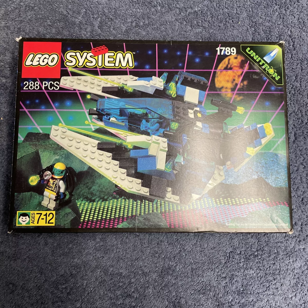 LEGO Space Unitron 1789 Star Hawk II 100 Complete W Box Instructions