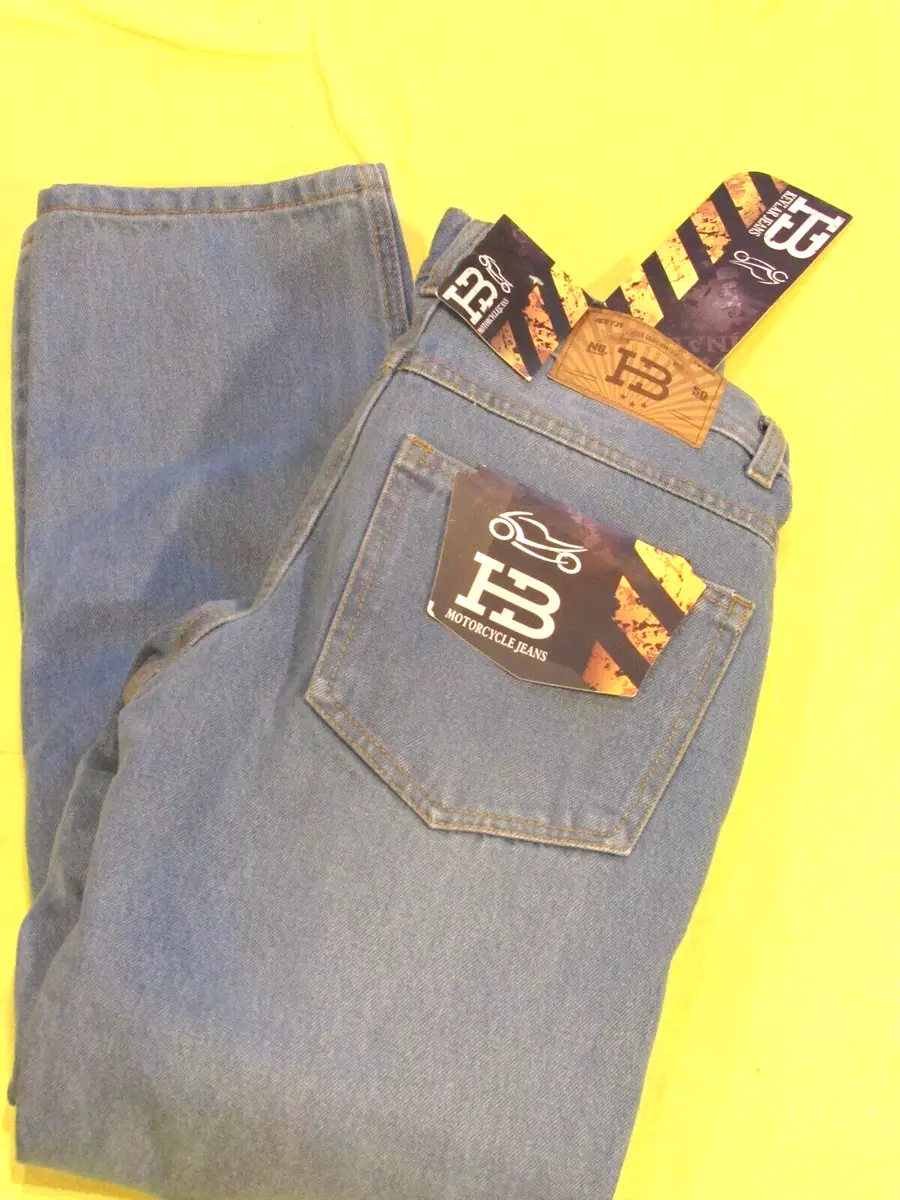 Men s NWT HB Huxlay Bros Reinforced Motorcycle Jeans 30 x 30 eBay