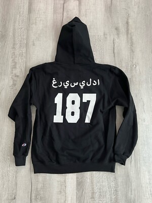 Griselda Westside Gunn HWH2 Black Champion Hoodie MENS Large