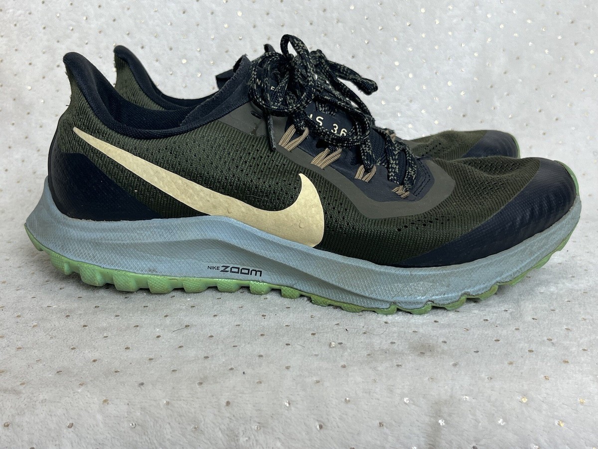 Nike Air Zoom Pegasus 36 Trail Women's Running Shoes Green/black