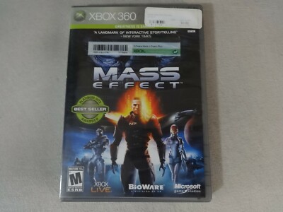 Mass Effect (2 Discs) Microsoft Xbox 360 Game Complete Free Ship