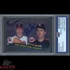 Nolan Ryan signed 2002 Topps Chrome Card PSA DNA Slab Baseball HOF Auto C4029
