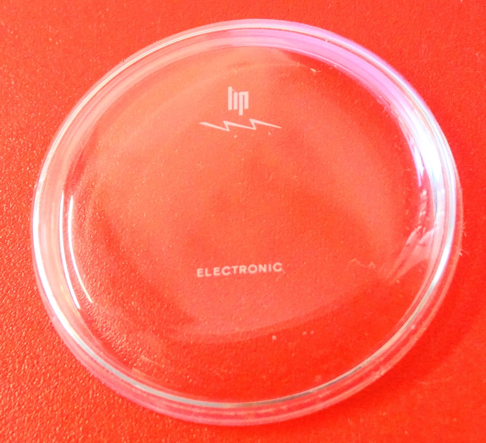 Verre d'origine montre Lip Elect cylindrique diamètre 31.35 mm