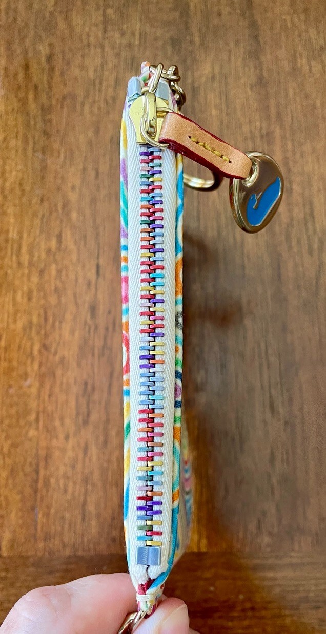 Vintage Dooney & Bourke Y2K Rainbow Zipper Shoulder Bag and Wristlet USA image 8