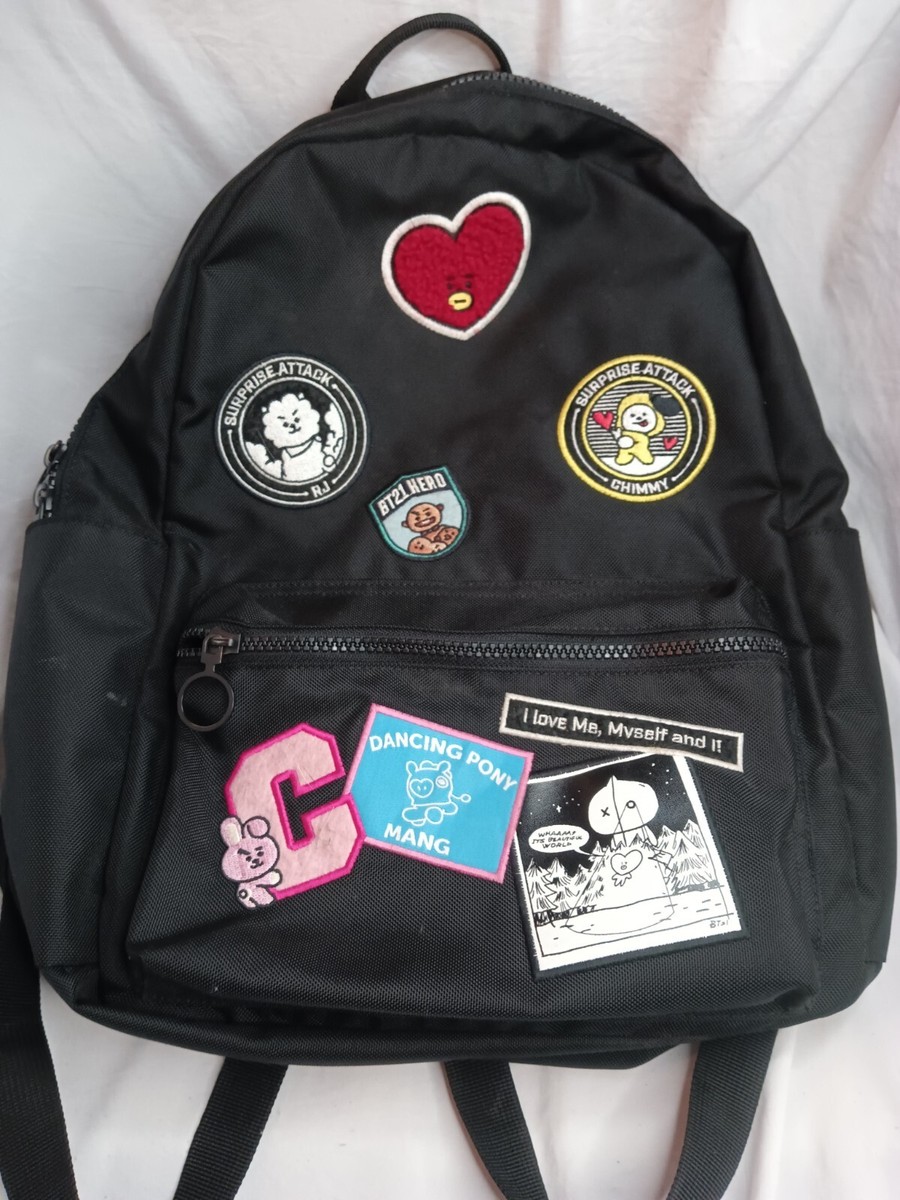 BT21 backpack BTS Jk V Jin Jimin RM Suga Jhope Army Kpop Bookbag