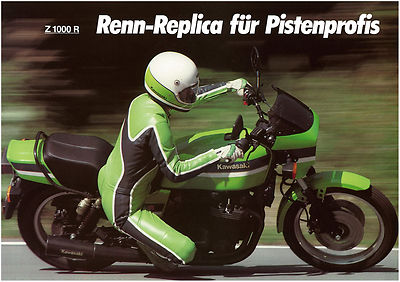 KAWASAKI Brochure KZ1000R Z1000R 1000R 1982 1983 Lawson GERMAN