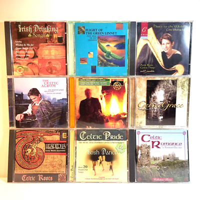 9 CELTIC MUSIC ALBUMS (CD Lot) Irish Celtic World Music