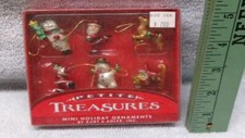   Vintage MINIATURE CHRISTMAS ORNAMENTS - by KURT S ADLER - UNOPENED  