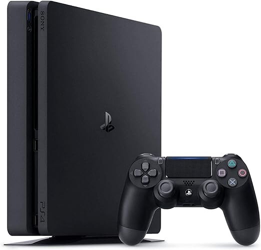 SONY - PlayStation４ (CHU-2000AB01） Sony PlayStation 4 Jet Black 500GB (CUH-2000AB01) In Box