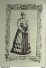 Autriche FEMME du COMTE de TYROL (détails) 1859