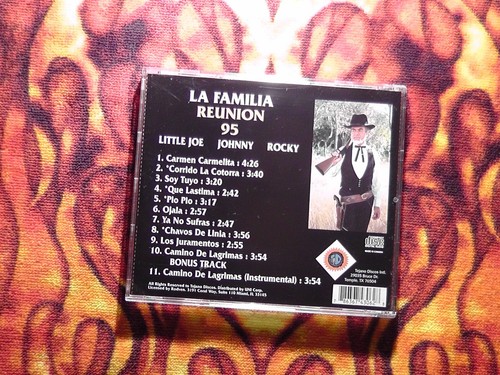 Little Joe & La Familia Reunion 95 CD Tejano Tex-Mex Latin Spanish Musica - 第 2/3 張圖片