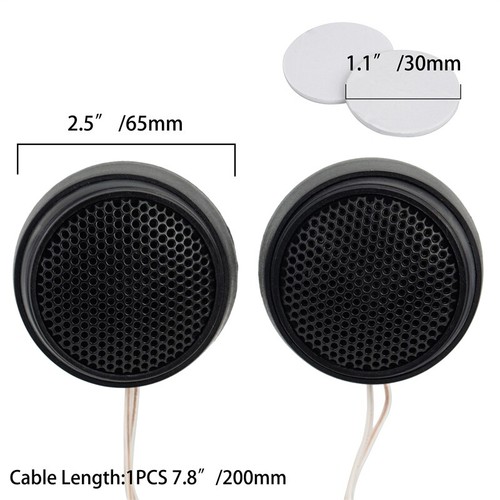 Fits Car Truck Van Pod Shelf Surface Mount Power Stereo Speakers Music Tweeters - Picture 3 of 10