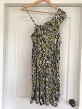 Charlie Jade Romper Playsuit Black Yellow White Size Large BNWT