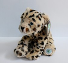 FAO Schwarz Sustainable Amur Leopard Plush Stuffed Animal Planet Love 10" Sit