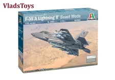 Italeri Plastic Model kit 1/72 F-35A LIGHTNING II CTOL version (Beast Mode) 1464