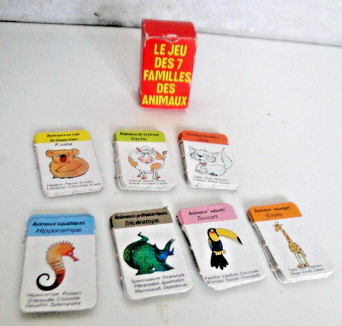 Complete Animal Families Game Gift Pif Gadget Referenced 73 - Picture 2 of 6