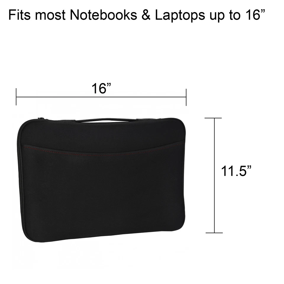 Logitech 15"-16" Pulgadas Suave Laptop Funda Bolsas Funda Foto 4 de 4