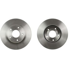 ABAKUS 2x Bremsscheiben vorne belüftet für Nissan Almera Tino X-Trail Mazda V10