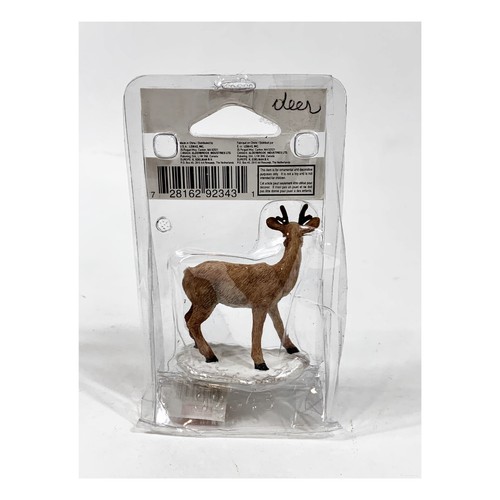 Lemax Christmas Holiday Village Deer Buck Figurines #92343A Retired 1999 - Picture 4 of 4