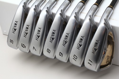 7Pcs HONMA BERES MG702 Irons 5-6-7-8-9-10-11 ARMRQ B49 2S FLEX R Graphite Iron - Picture 6 of 15
