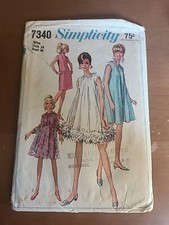 Simplicity Sewing Pattern 7340 Miss Size 14 Bust 34