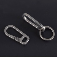 TC4 Titanium Alloy Keychain Backpack Hanging Buckle EDC Outdoor Key Carabiner