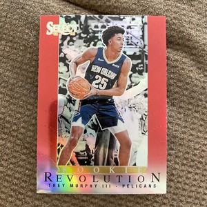 2021-22 Trey Murphy III Panini Select Rookie Revolution Holo Prizm Red Pelicans