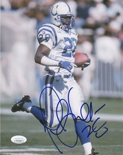 Indianapolis Colts Marshall Faulk Autographed Signed 8x10 Photo  JSA COA