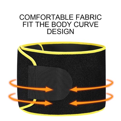 Waist Trimmer Exercise Workout Sauna Belt Stomach Trainer Slim Body Sweat Wrap - Picture 17 of 22