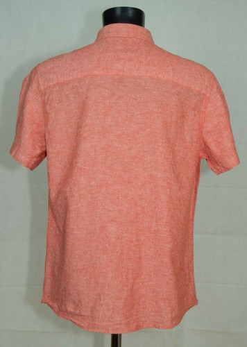 ^ MENS EASY SHIRT SHORT SLEEVE LINEN BLEND SIZE L EXCL #../ - Picture 3 of 8