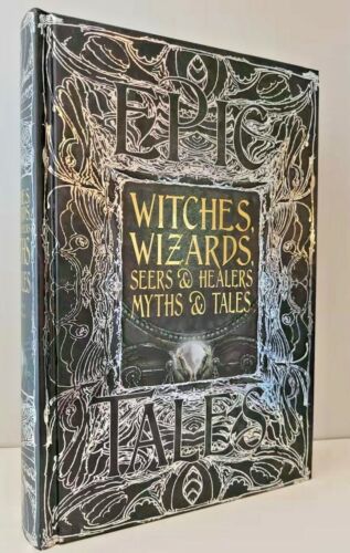 WITCHES, WIZARDS, SEERS & HEALERS MYTHS & TALES Gothic Fantasy Hardcover NEW  - Picture 1 of 10