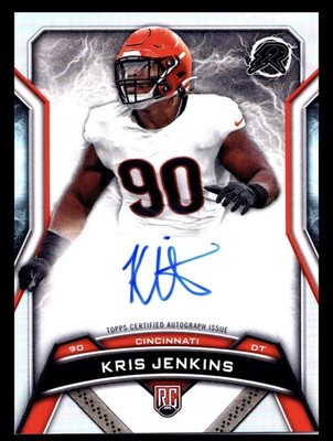 2024 Topps Resurgence Rookie Signatures Kris Jenkins #RRS-KJ Auto RC Bengals