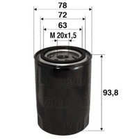 Valeo ÖLfilter 586080 Passend FüR Ford Focus Ii Turnier 1.8 Flexifuel