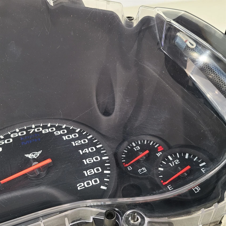01-04 Corvette C5 Instrumento Velocímetro Medidor Cluster Hud Ready 118k Aa7349 Foto 3 de 4