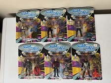 Playmates Star Trek Action Figure Lot Of 6 1992-93 Picard Borg Gowron Sealed!