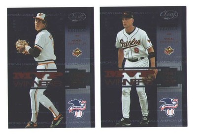 2004 Leaf MVP Winners Second Edition - BALTIMORE ORIOLES Team Set