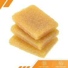 6Pack 50x35x10mm Residue Eraser Rubber Rectangle Adhesive Remover Cement Yellow