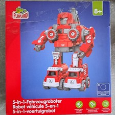 Playland 5in1 Fahrzeugroboter Sirene Autorobo...