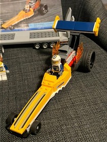 Lego City Dragster Transporter, set 60151 retired, used 