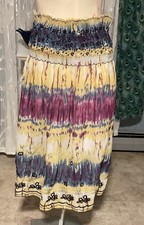 Vintage Plus 1990s Sundress / Skirt Lined Has Embellishments Large X Large
