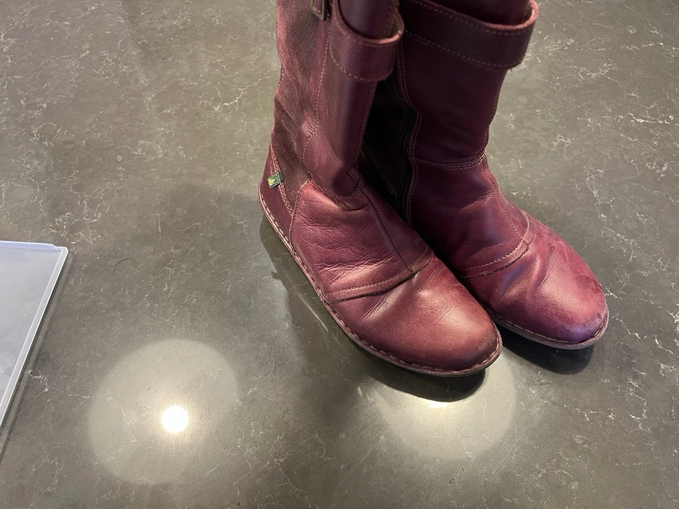 el naturalista 39 Purple Leather Boots - image 4 of 4