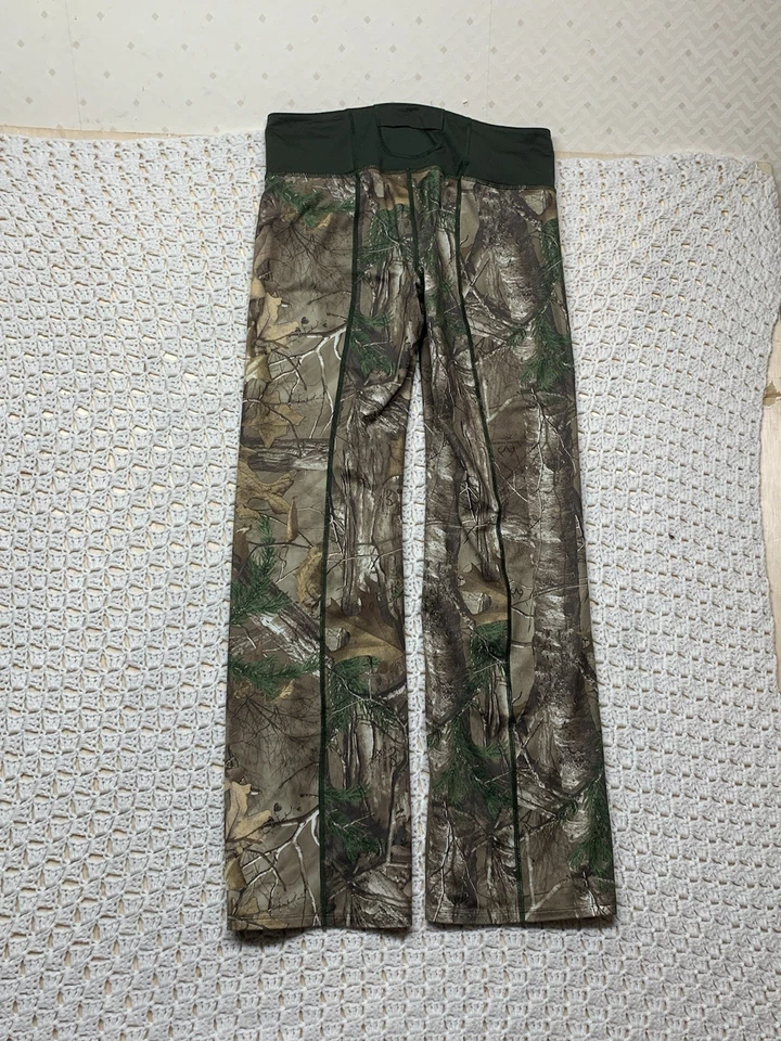Under Armour Scent Control Bottoms Pants Women Sz M ColdGear Fitted Camouflage - Image 3 of 4
