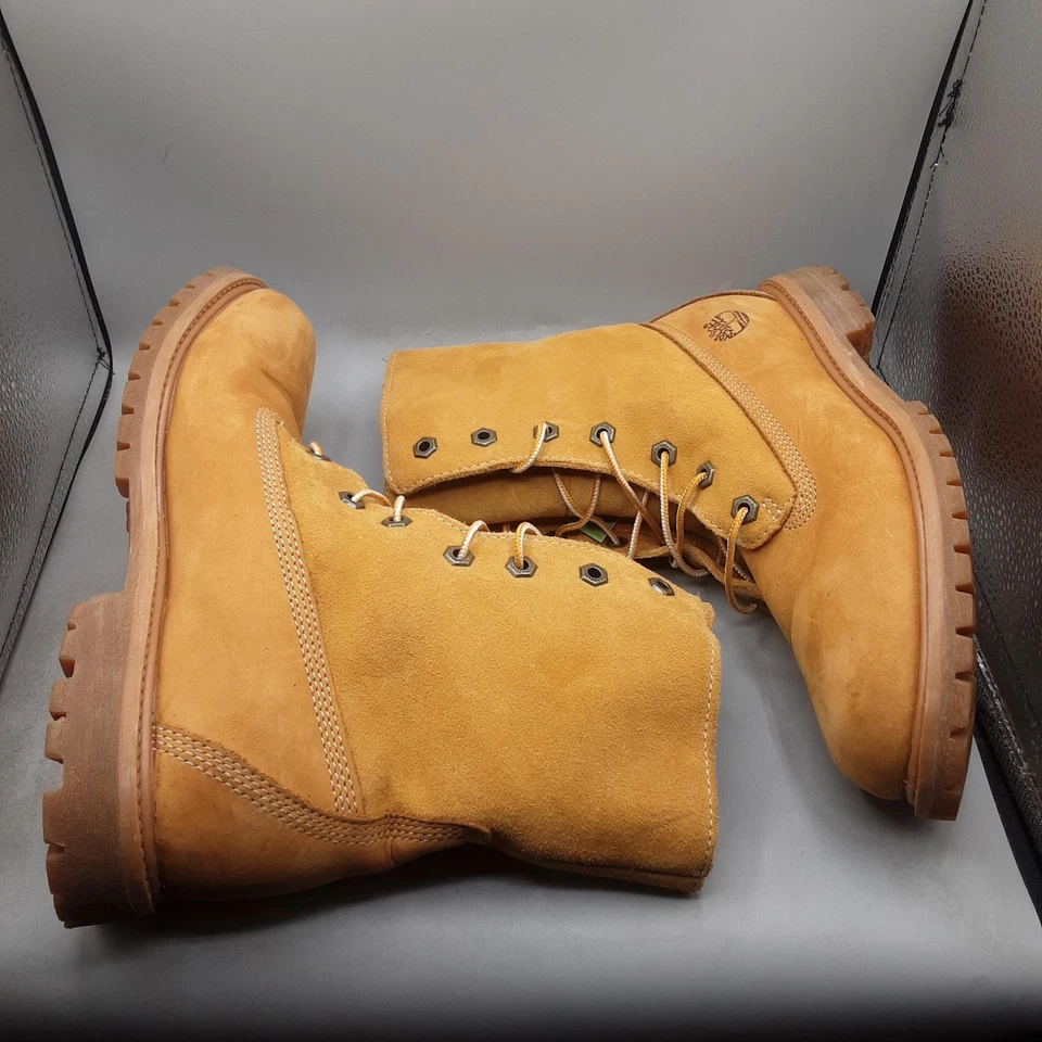 Timberland Botas Mujer Talla 9.5M Forradas de Vellón Cuero de Oveja Invierno Exterior Foto 4 de 4